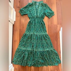 Max Studio Green Maxi Dress Sz. M